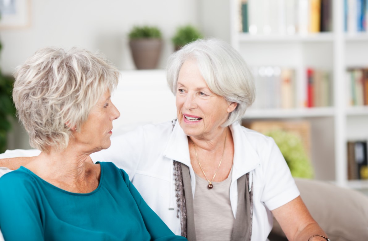 Women chatting