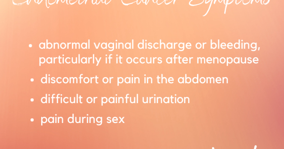 Warning Signs of Endometrial Cancer » Professor Andreas Obermair