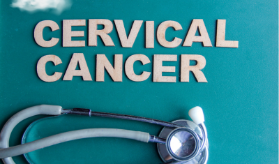 Cervical Cancer written next to a stethoscope